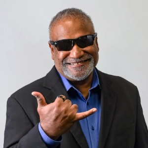 Venkat Elaprolu, Director of Information Technology at Sunline Global wearing sunglasses