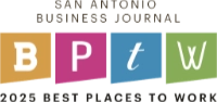 San Antonio Business Journal 2025 Best Places to Work award logo